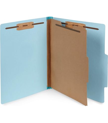 Amazon.com : Blue Summit Supplies Classification Folders, 1